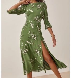 Reformation Carolina Dress in Lomita